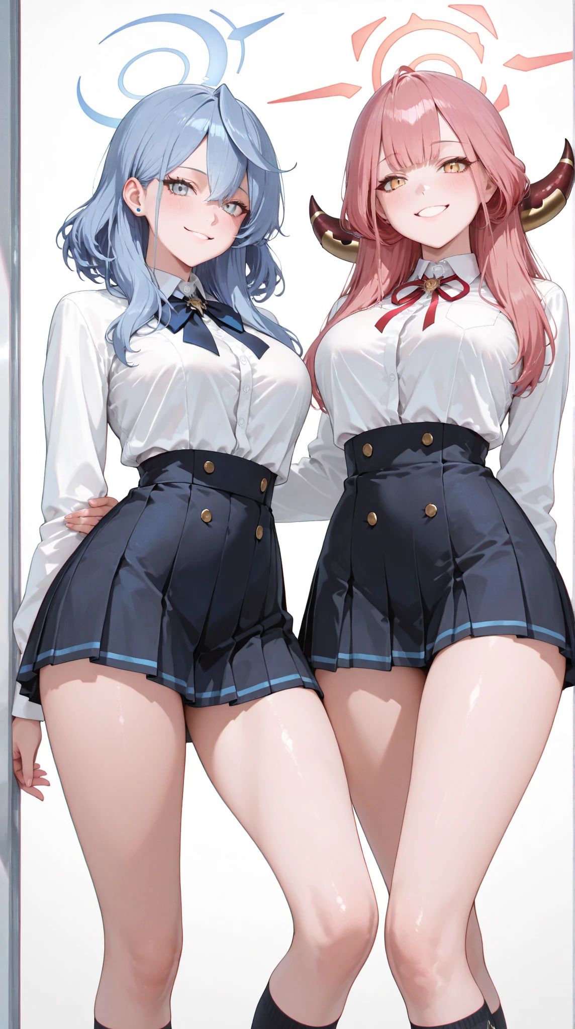 8K、masterpiece、Japanese、Woman wearing glasses、Neon（nod)、from the front、smile、Childish、Small breasts、See-through underwear、night、Bedroom、Show your underwear、mini skirt