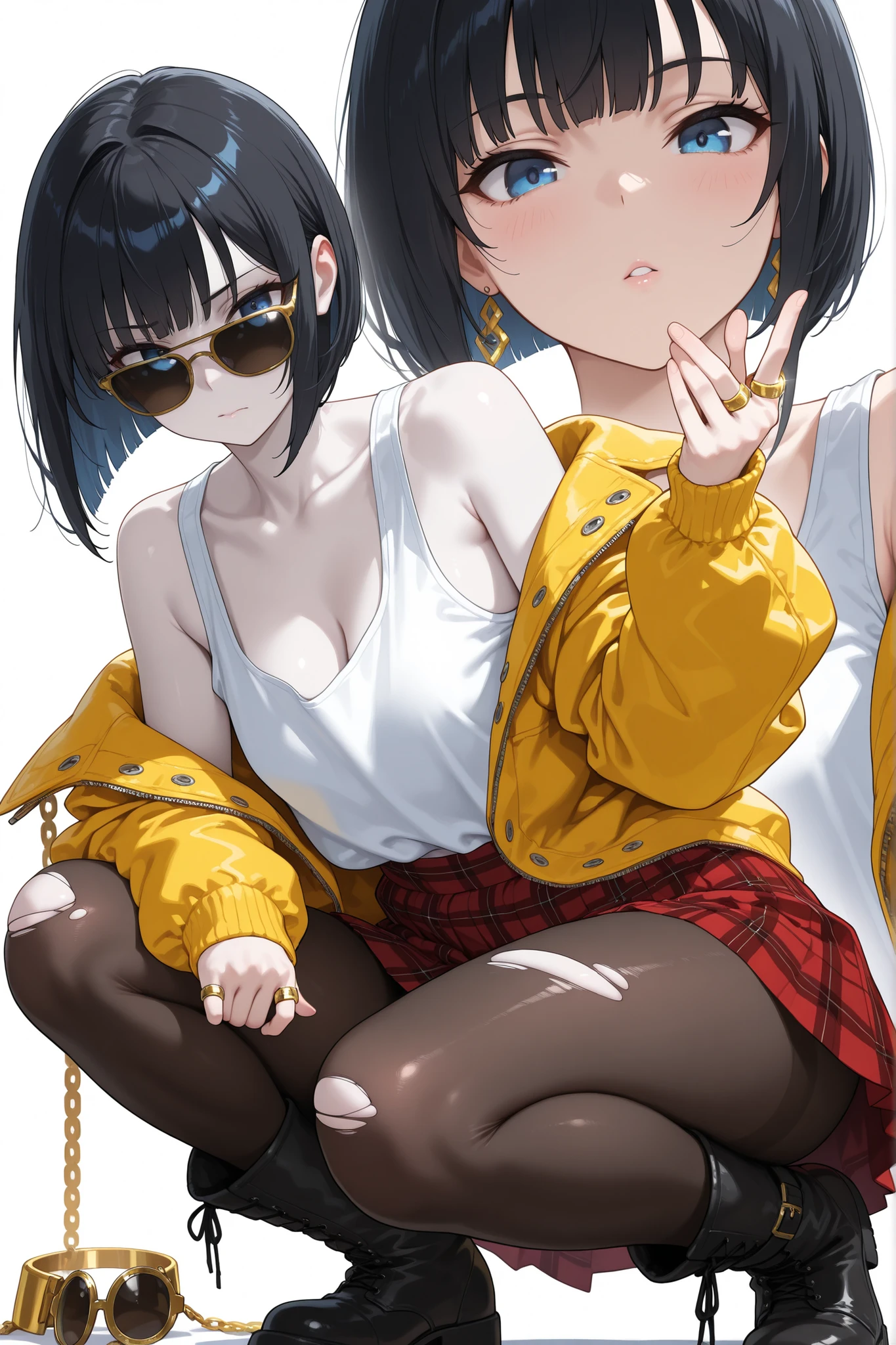 masterpiece, best quality,anime style, 1 girl,(((slender body))), (((small breast))),(((gym uniform))),(((3 monkey grabbing the gir))),((((cum)))), (beautiful face), (((short hair))), (((straight hair))), ((((black hair)))),detailed beautiful skin, (perfect hands, perfect anatomy)