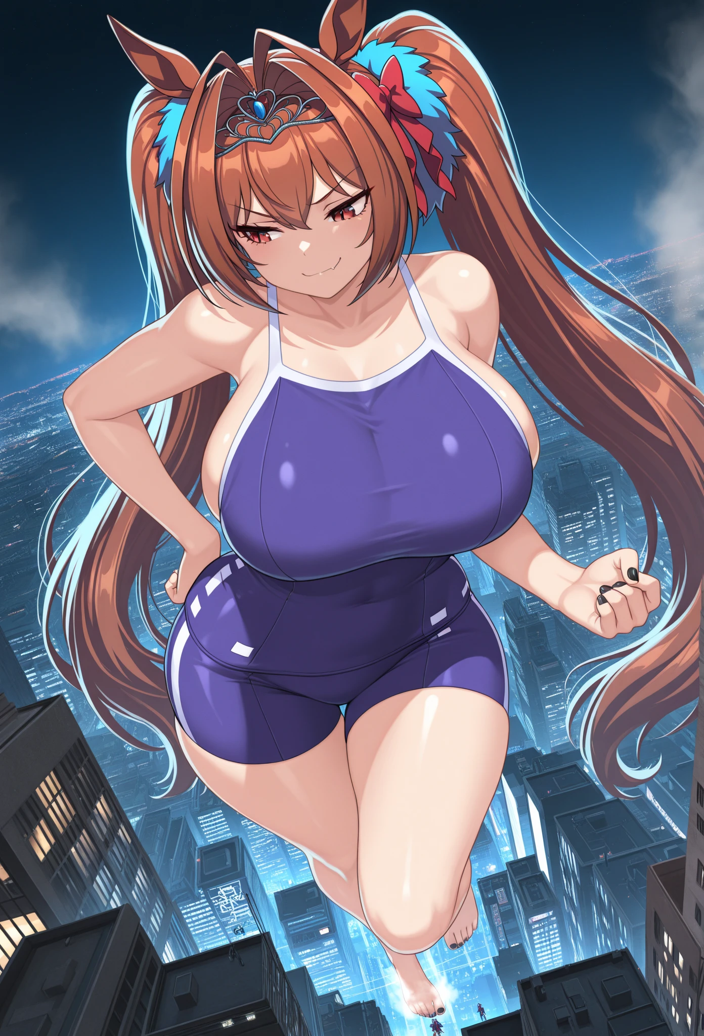 best image quality, highest quality, perfect anatomy, High resolution, Super detailed, 8k wallpaper, textured, detailed, Individuality, nffsw, Very detailed CG, Hisato Higashi, 1 girl, solo, Full body Esbian, standing, ponytail, Brown_hair, front hair, Brown_eye, 20-year-old,, see the beholder, laughter, Lewd face, (beautiful fece,big_chest:1.4), (beautiful_face:1.5),(narrow_waist), Transaction Services, Transaction Services, Transaction Services,pink costume, embarrassing, wide hips, thick thighs, Huge natural chest, huge ass, erotic, cute lol face, bubble butt, protruding chest, tight pink latex, perky nipples, saggy chest, take a pose, pink latex suit, eye-catching nipples、show one's side