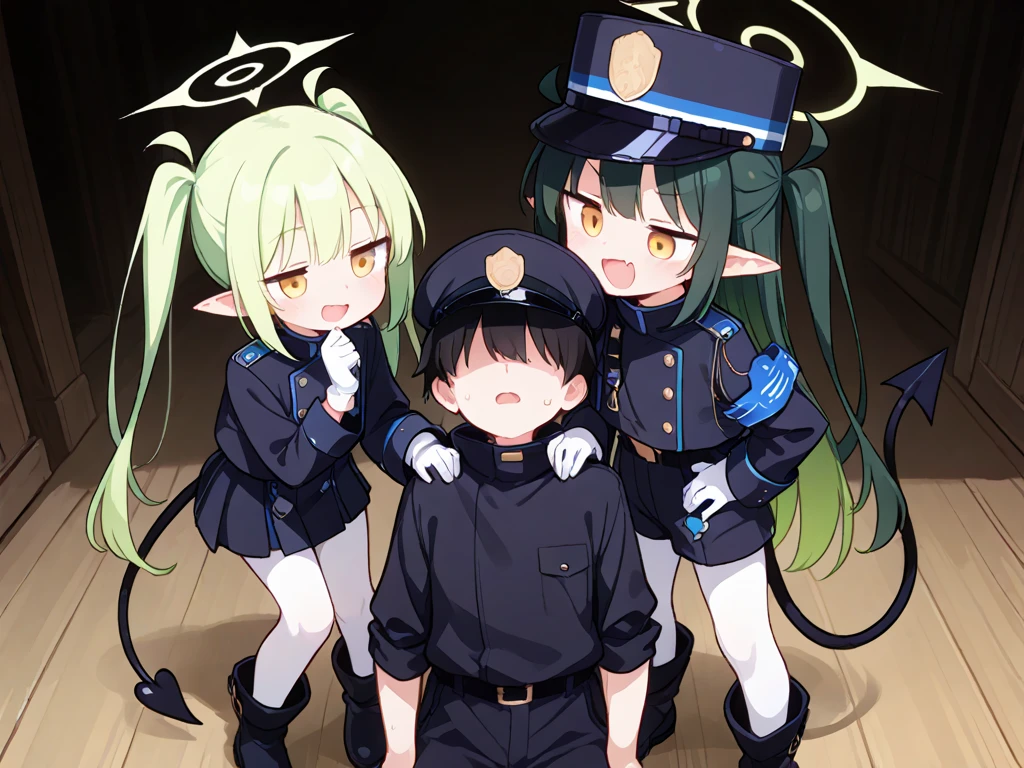 Highest quality、Sexy Baby Lizardman、Skimpy、Shota、maleの子、male、Sweat、Embarrassing、Gay、Triumphal Parade、cute、Knee-high socks、frilled choker、Obscene language、Showing jagged teeth、toplesagazine cover style illustration、bow tie、salute、military cap、Get a tip、Belly button style military uniform、navy、Minimal Panties、Group shot