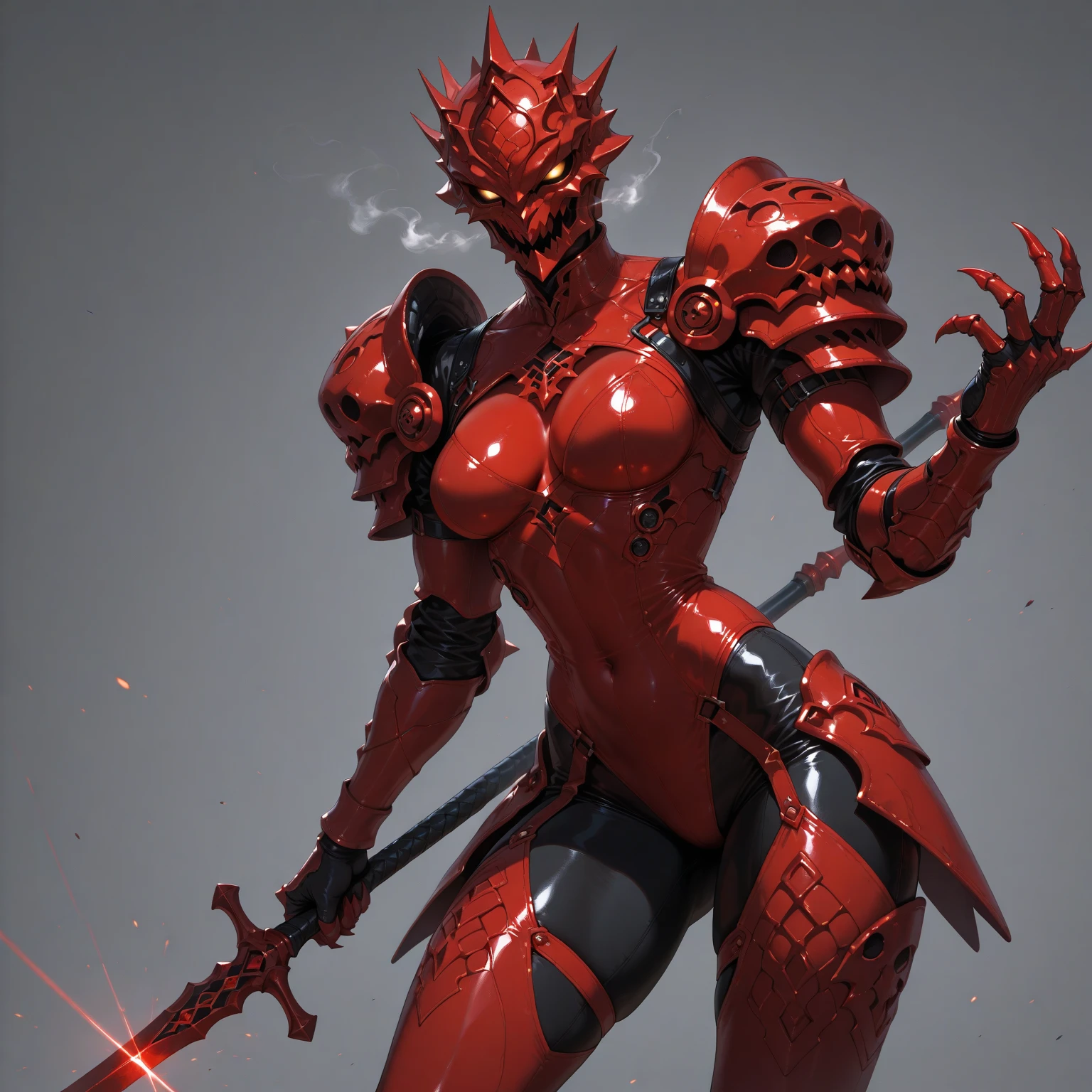 Rough skin, Very detailed, Advanced Details, high quality, 最high quality, High resolution, 1080P 、(Red Armor)(Wearing a damaged female robot suit...)(Red Armor)(Broken Armor)Black Hair、、Chiquita、My hair is soaked、Open your mouth、Sweaty face、It hurts again、cute、knock down、Female college student　　(Steam coming out of the face) ((Steam from the body)) Sit on a chair　Touching the vagina　Drooling　look up　suffering　　Ahegao
