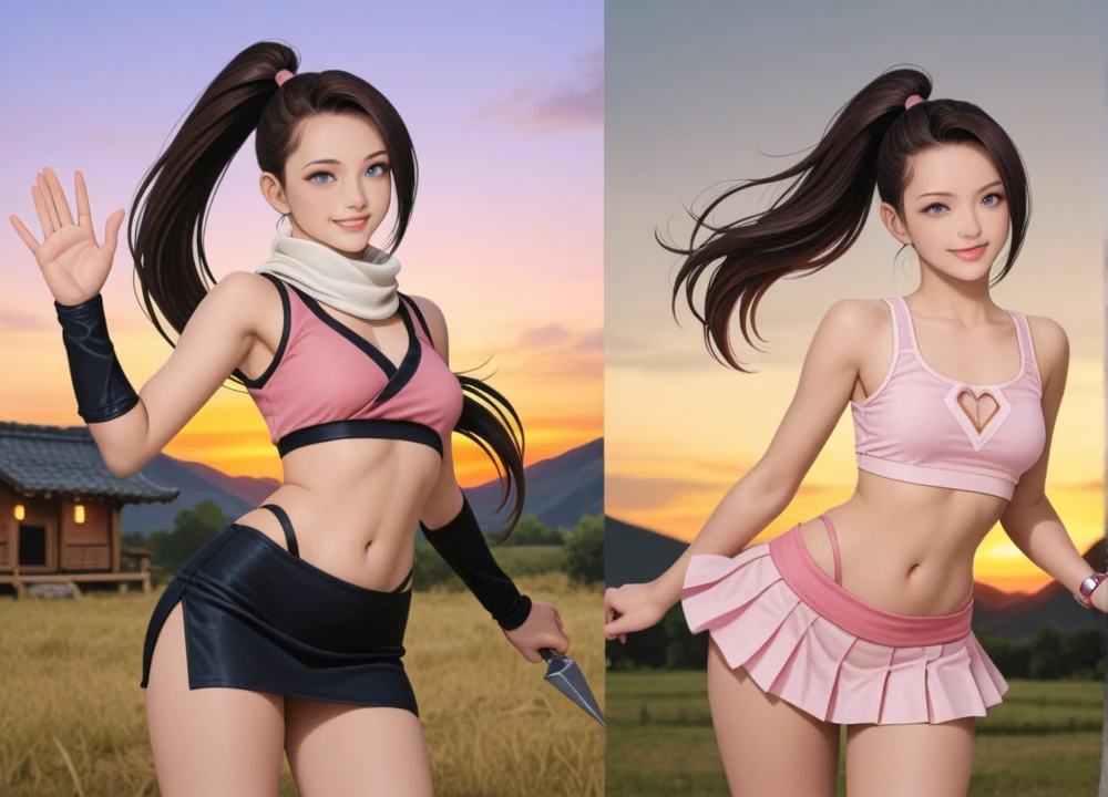 (Mujer italiana、Belleza de estilo perfecto:1.4、abdominales delgados:1.2、((dark brown hair、ojos azules、:1.2))、(Luz natural suave、Calle de la ciudad:1.1)、Textura de la cara y la piel、Ojo para los detalles、二重まぶた