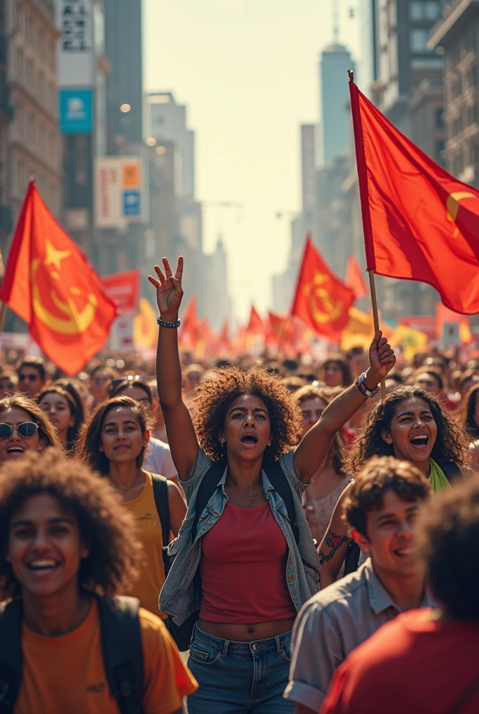 Protest against climate change