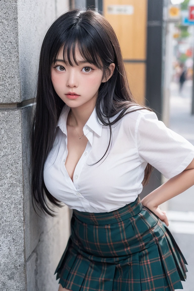 detailed,very delicately beautiful,Female student,schoolyard、crawl on all fours、Petanko sitting、back、（綺麗でdetailedお尻をカメラにとても突き出している:1.5）、forward leaning posture、Showing off the inside of her skirt to the camera、(see-through nipples:1.1),looking to the side、美しいdetailed横顔、back view、Wear with stockings,Have beautiful eyes, pretty embarrassing, No panties, pleated skirt, RAW photo, 8K, highest quality, ultra high resolution, Beautiful face in every detail, ideal skin, gentle expression,realistic, cute, short skirt, cute顔 , （日本の制服を着た超realistic女子高生）, （美しくてdetailed目）,（loafers）,(black very transparent stockings),(pantyhose),smile, （mini skirt, plaid skirt）, collared shirt,transparent white shirt,tie,(very big round breasts:1.2),（Plaid ribbon ties）,Depth of bounds written,