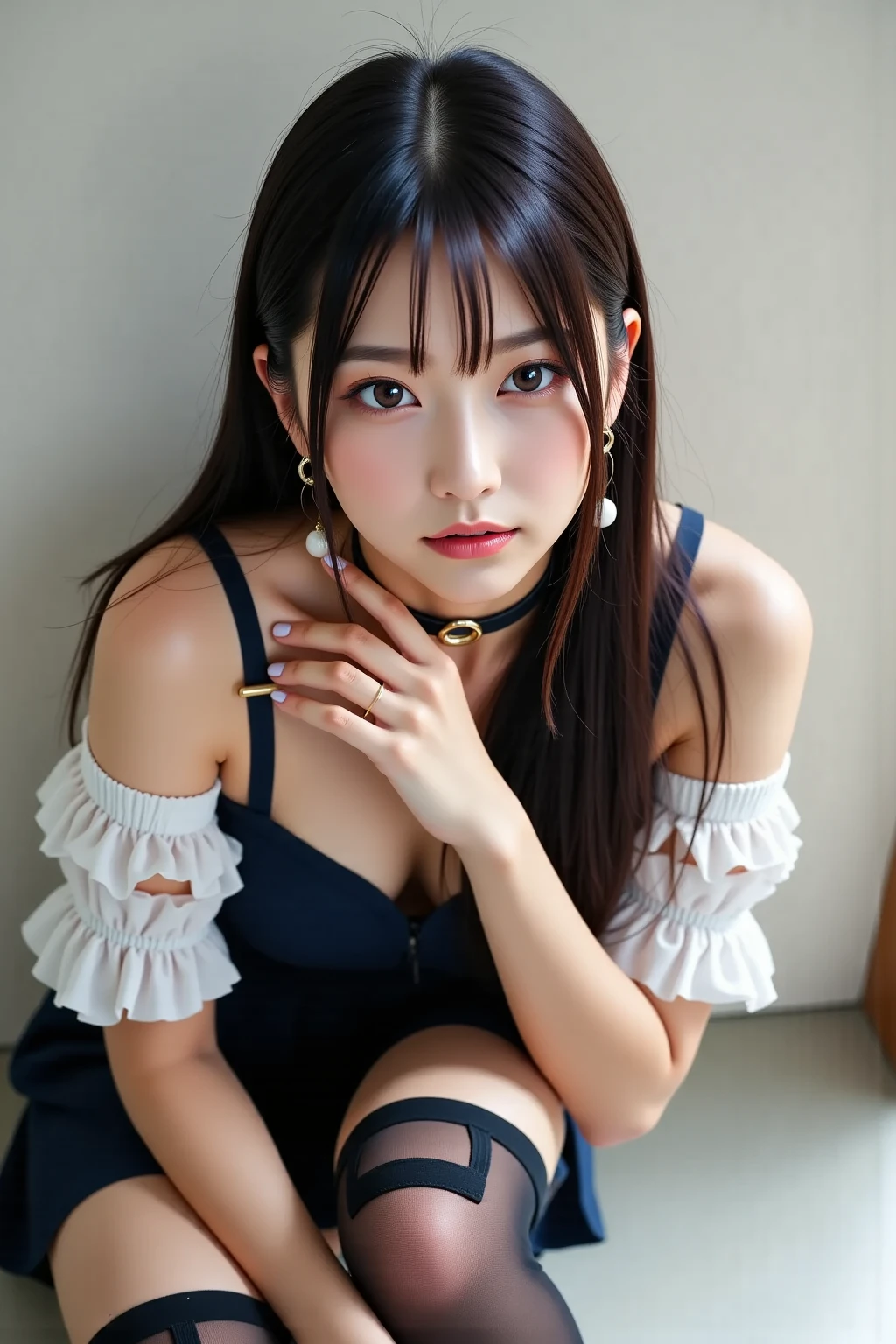 mix4, (8k, RAW photo, highest quality), (realistic, photorealistic), one girl, solo, cute, professional lighting, photon mapping, physically based rendering, full body image, face not cut, shore, sleeping on a chair, wavy, black micro bikini, small breasts, thin legs, pubic hair, gradient black hair, short curly hair, girl, high quality photo, high resolution, 1080p, (Clear Face), (Detailed Facial Description), (Detailed Depiction of Hands), (Masterpiece), (Elaborate CG), Extreme Light and Shadow, Tousled Hair, Masterpiece, Rich Detail, (Fine Facial Features), (Best Quality Photo), (Masterpiece), (Fine Eyes), Fine Chains