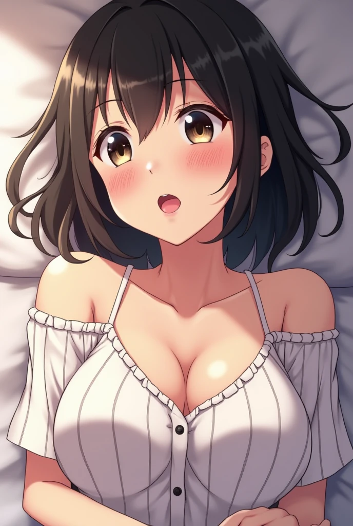 (Best image quality),masterpiece,8k wallpaper,One Woman,22 years old,Europe,((German folk costume)),Black Hair,((Large Breasts)),Cleavage,On all fours,Looking up at the audience,Captivating smile,Pink Cheeks,The background is a German village,Natural soft light,frontage,70 degree angle of view