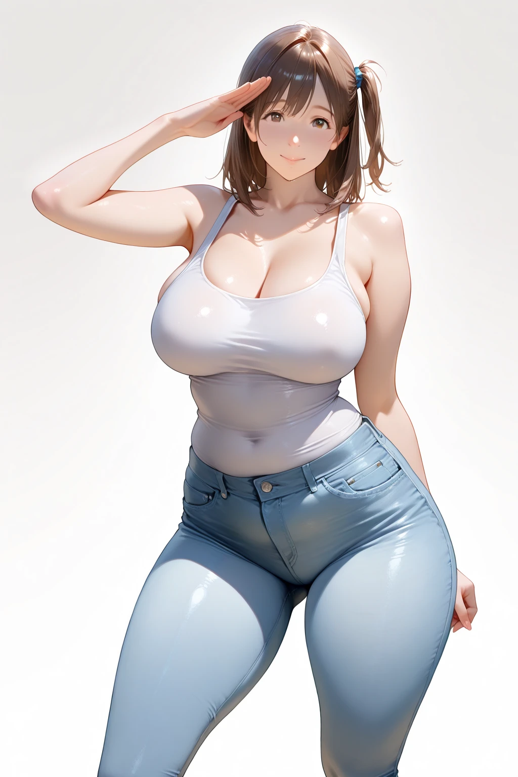 (masterpiece:1.2, highest quality), (highly detailed face, real image, delicate skin tone realistic skin, realistic body,woman1,Authentic nude white student shirt with intricate details、shorts,Vivid background of the near future,bright silver hair,messy hair,punk rock hair,boyish,full body shot,long eyelashes,expensive,huge cleavage,big bust,Extra large erect nipples standing pose,big hips, thick chest plate, beautiful feet, and a thin waist,pussy,clearware,whiten skin,all