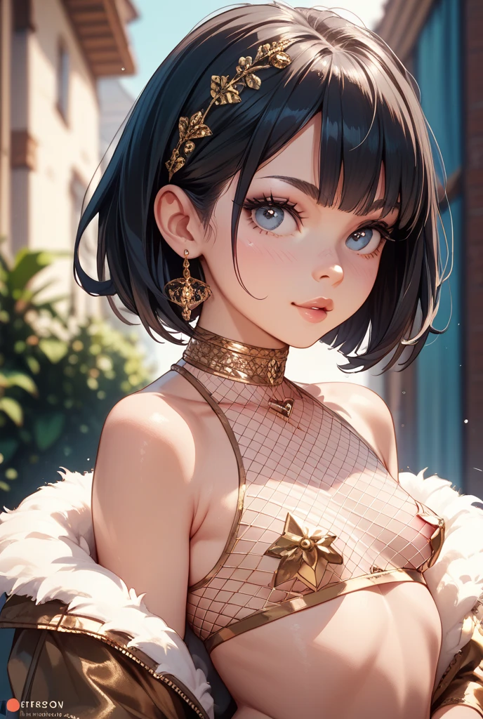 (((nsfw))), cute elf ,girl, 1girl,(((little ,tiny little body,small))),(((6 years old))),((anime elf with extremely cute and beautiful braided hair)),(((elf, elf ears))),(((orgasm face))), sweating,
(((flat chest))), ((nipples out)), (detailed nipples), (((grabbing breast))), ((((black hair:1.35, short bob hair, blue colored inner hair,ear breathing)))),(((blue_eyes:1.3))),intricate eyes,beautiful detailed eyes,symmetrical eyes,big eyes:1.5,(((lustrous skin:1.5,bright skin: 1.5,skin tanned,shiny skin,very shiny skin,shiny body,plastic glitter skin,exaggerated shiny skin,illuminated skin))),(,detailed body,detailed arms,(detailed face)),
cute,slutty,erotic,daring,nsfw,
((nude)), naked,
(dynamic pose:1.0),embarrassed,(centered,scale to fit dimensions,Rule of thirds),
(Glossy winter ornaments),highres,sharp focus,(ultra detailed,extremely detailed),(photorealistic artwork:1.37),(extremely detailed CG unity 8k wallpaper),(((vibrant colors,vibrant theme))),(intricate),(masterpiece),(best quality),