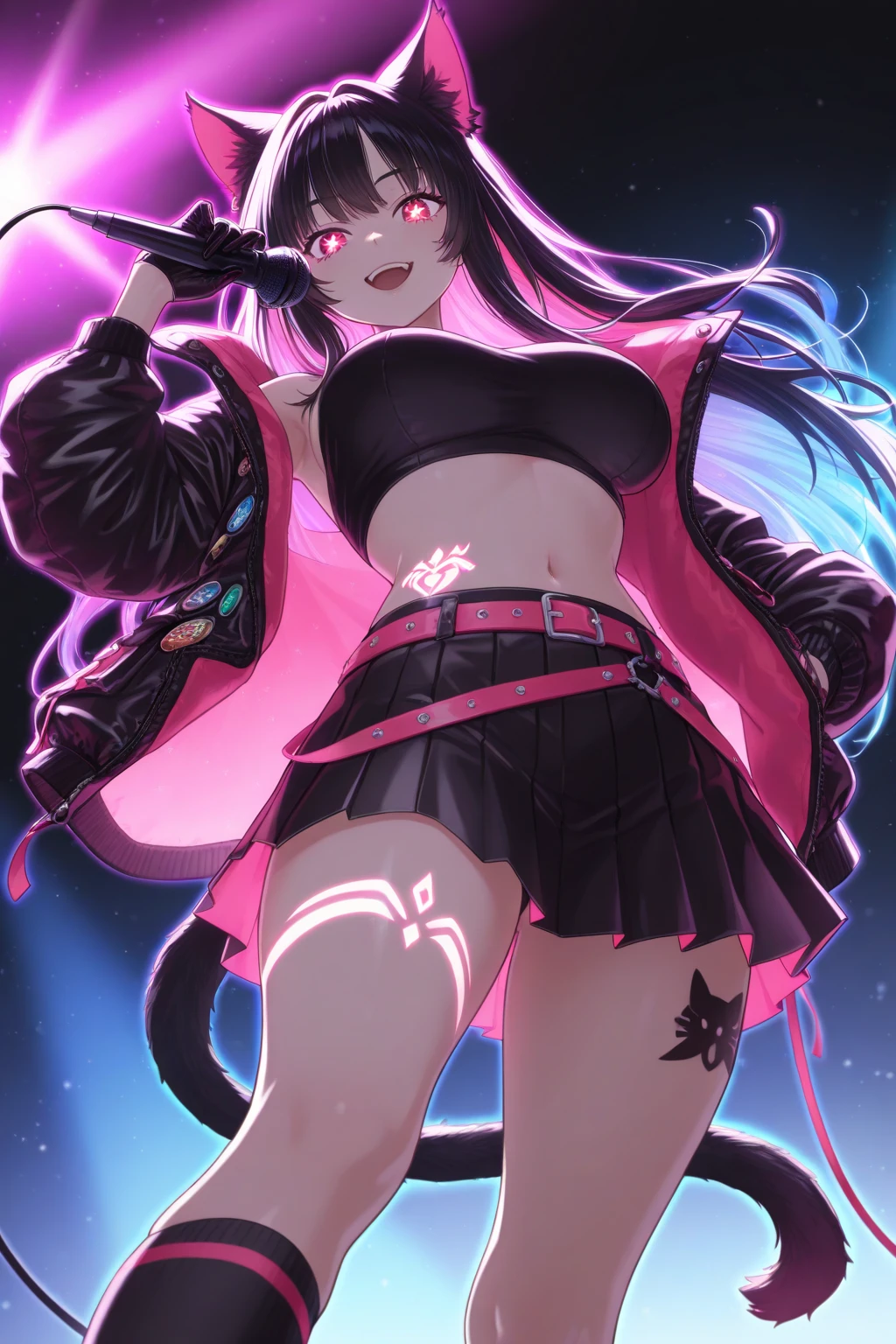 teens girl,Purple hair big breasts,wide wide shot,full bodyesbian,run,Turn Back,Big moves