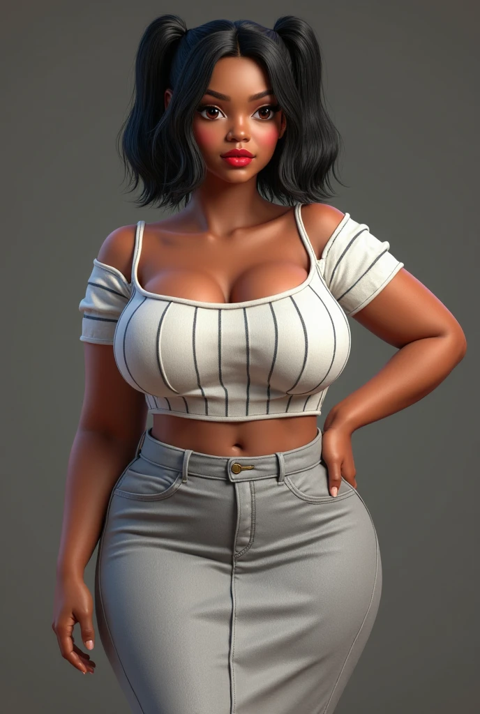 ((Best quality, 8k, Masterpiece: 1.3)), Sharp focus: 1.2, A beautiful African-American womanwoman with perfect body: 1.4, Thin abdomen: 1.2, ((Layered haircut, Large breasts: 1.2)), (without bra) (Small and beautiful hard nipple) (Thin and wet button up to shirt length: 1.1), (White shirt wet by rain), (Rain, Street: 1.2), Wet body: 1.1, Highly detailed face and skin texture, Detailed eyes, double eyelid, tanned skin, sexy, tan