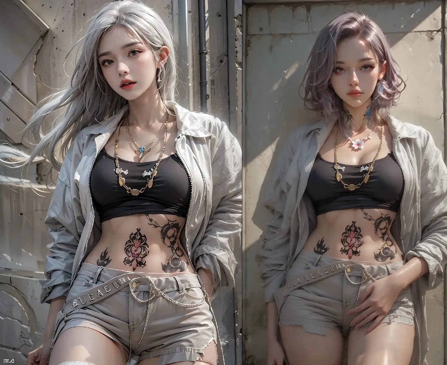 ( Masterpiece:1.25, exposed:1.2, White and vivid colors, navel),  (sexy junior idol), ((face variations, Hair variations)), portrayed in the best quality and high resolution. The image should be ultra-detailed, realistic, and photorealistic with a touch of rawness. The lighting should be emphasized to bring out the details of the face. The medium can be a combination of photography and concept art. The color tone should be vibrant and vivid, enhancing the overall visual impact. (Whole Body proportions and all limbs are anatomically accurate) . no extra limbs, nipple:-0.8 .