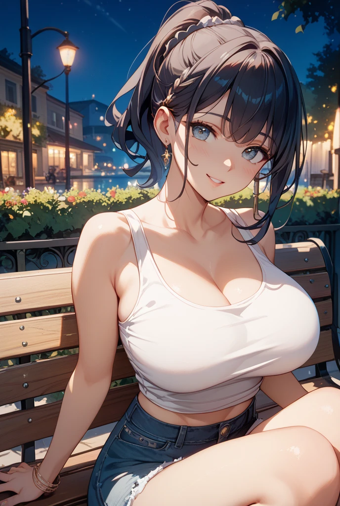 (Casual Boyish Fashion),(Random pose),(Feel free to hairstyle),(Large Breasts:1.5),(Highest image quality, (8k), Surreal, best quality, high quality, HD, High quality textures, High Detail, Beautiful and detailed, fine, Extremely detailed CG, Detailed texture, True representation of the face, masterpiece, present)(Large Breasts、(((Cleavage))) photography, 8k, HDR, high resolution, absurd:1.2, Kodak Portrait 400, Film Grain, Blurred background, Bokeh:1.2, lens flare, (Full of energy_color:1.2),专业photography师