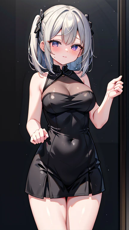 masterpiece, yor, 1girl, Bust A Cup, Amazing Cleavage:1.3, thin waist, big ass, Raised sexy, big breast: 1.2 posed cleavage:1.2、solo, looking at viewer, open mouth, have a cute grass of cute beergrass,black hair, red eyes, dress, bare shoulders, jewelry, collarbone, sidelocks, hairband, earrings, indoors, off shoulder, :o, sweater, arms behind back, plant, short hair with long locks, white hairband, off-shoulder dress, sweater dress, off-shoulder sweater, red sweater, big side hair, very long side hair,is rendered in (masterpiece: 1.2, best quality), with (ultra high resolution) and an exquisite (depth of field). This masterpiece is not only visually stunning but also tells,A scene of cooking in the kitchen