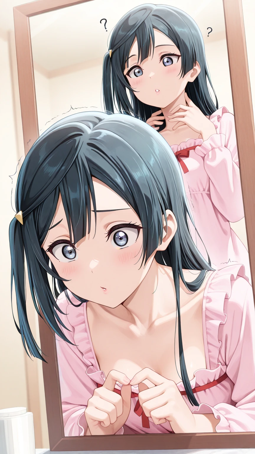, アニメ, Petite little small junior body, Small breasts, Small breasts, Small breasts, topless, topless, topless, Nipples are visible, Nipples are visible, Nipples are visible, Large nipples, Pinching your own nipples, Stimulate the breasts, Breast milk, blowjob, blowjob, blowjob, Karen Minazuki, long hair, blue hair, Blue eyes, eyebrows, , purple jacket, cropped jacket, red bowtie, blue dress, short dress, pleated dress, Blue Hair, Blue Hair, Blue Hair, longhair, longhair, longhair, Petite little small junior body, Embarrassed, Small breasts, Small breasts, Small breasts, topless, topless, topless, Nipples are visible, Nipples are visible, Nipples are visible, Large nipples, Pinching your own nipples, Stimulate the breasts, Breast milk, Pinch and stretch the breasts, Pinch and stretch the breasts, Pinch and stretch the breasts, blowjob, blowjob, blowjob, Semen-covered face, Semen-covered face, Semen-covered face, closeupface,  little small junior body, tiny, high quality, high detail, beautiful, 8k, Overall detailed, Close-up, Look Down, Look Down, Look Down, I can see your face, I can see your face, I can see your face, Karen Minazuki, Blue Hair, Blue Hair, Blue Hair,