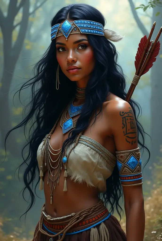 score_9, score_8_On top of that, score_7_On top of that, score_6_On top of that, Classification_Explicit, 1 girl, ((18 years:1.2)),(Best Quality,High resolution,Super detailed,Actual),Native American,(Wild Indian Native American:1.4), Adult, Lip, Big bright eyes, Light blue eyes, ((By Rubio:1)), (cabello ondulado length trenzado nativo indio: 1.2), (female Native American:1.4) ,(Native Indian Feathers :1.4), (Facial details: 1.5, Bright Blue Eyes, Beautiful Face, Cute eyes, Iris Coating, labios Delgados: 1.5, Delgado, Pale, sharp eyebrows, length, Thick eyelashes, Double Tab),(Perfect hand detail : 1.4 ) , (Big leaves in the forest background :1.4), (Native American v2.1), (Native American:1.4), (fondo desierto casa Native American:1.4), (Dynamic cowboy pose),(( Beautiful American Indian Warrior:1.4), (Beautiful American Indian Warrior: v2.1)) , (Bright colors), (Big stone background:1.4 ), (Grassland Background :1.4), (It rains:1.4), (Autumn on the prairie :1.4), (vestidor Native American:1.4), (Showing panties:1.4), (リアルなv2.1), (Perfect Anatomy)、Simple Background