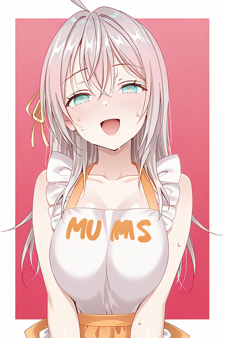 nsfw,,inuyama_aoi,aoi_inuyama,, solo girl, heart shaped pupils,{{{mosu_(5240mosu)}}},{{thick eyeblow}},shake motion,seductive smile,sexually flirtatious glance,saliva trail,big breasts, line drawing, glossy clothes ,, sweaty clothes, ,lotion, narrow eyes,bikini,great_mosu,,ponytail, greatmosu,paizuri