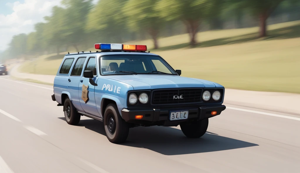 Police car 1970