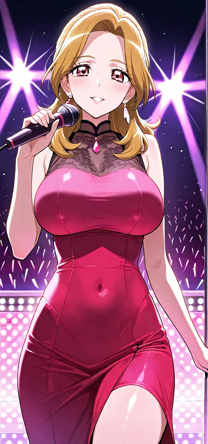 score_9, score_8_up, score_7_up, source_cartoon <lora:manuela-pdxl-nvwls-v1:.7> solo focus, profile, xmasManuela, short hair, mole under eye, eyeshadow, lipstick, fake antlers, hairband, red choker, neck bell, red leotard, fur trim, cleavage, green ribbon, fur-trimmed cape, fishnet pantyhose, simple background, black background, music notes, closed eyes, singing, on own chest, head tilt,  cowboy shot,