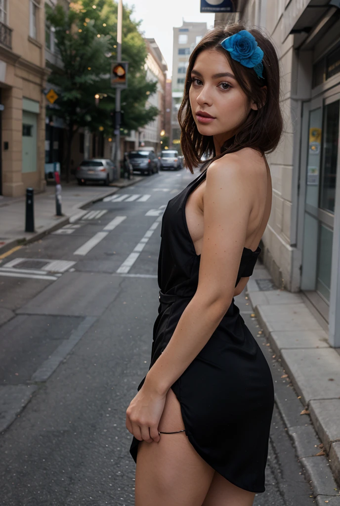 sassi_di_matera, outdoors, a church at the top of the hill, [((8K HD RAW photo of one of the most beautiful Italian woman from instagram standing in the street, from behind looking at viewer; gorgeous Lady in the streets of Matera; 1woman redhead Italian wearing a night black dress with open back))], atmospheric oliva lighting, 4k UHD, dark vibes, hyper detailed, vibrant colours red sky background, epic composition, octane render, sharp focus, high resolution isometric, wide angle. (sassi_di_matera), realistic hands, (Super detailed, ultra high resolution, detailed background)), (((masterpiece:1.4, Best Quality:1.4, 8K))), ultra high res, Physically Based Rendering, ((Best Quality)), ((Masterpiece)), (Very Detailed:1.3), 3D, Accurate simulation of light-material interactions, perfect proportions, octane rendering, duotone lighting, low ISO, white balance, rule of thirds, wide aperture, 8K RAW, efficient sub-pixels, subpixel convolution, luminescent particles, light scattering, Tyndall effect, HDR (High Dynamic Range), ray tracing, NVIDIA RTX, super resolution, unreal 5, subsurface scattering, PBR texture, post-processing, anisotropic filtering, depth of field, maximum sharpness and sharpness, multi-layer texture, albedo and highlight maps, surface shading, 
