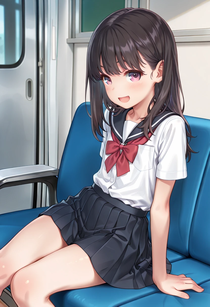 (8K、Highest image quality、highest quality、masterpiece)、detailed face、((1 baby girl)),side ponytail hair、long hair、blunt bangs、evil smile、((grin))、((flat chest))、((see through camisole))、red school bag,minimum skirt、((micro pleated skirt))、((micro mini skirt lift)、cowboy shot、((in the train)),((see through)),((nipples)),((nipples visible)),((sit on seat)),((spread legs)),((sweaty)),((show off erectile penis)),((((futanari girl)))),(((futanari loli))),(futa loli girl),hand to own penis,grab the own penis,hand to penis,touch the own penis,tekoki,Exposure,cum,penis into own hand,hand to the penis,grab own penis,Handjob,cum,semen,sperm,bukkake,cum on face,((penis ejaculates semen)),(((ejaculates semen))),school backpack,(((cumming on face))),((cum on face)),(Futanari),(masturbation),(((futanari masturbation))),loli,,chippai,loli girl,