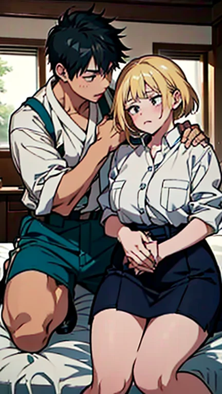 Himiko toga being penetrated on a chair