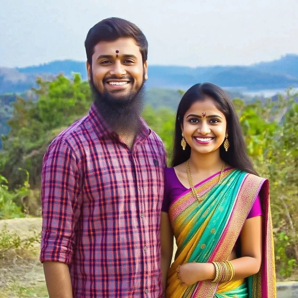 Indian couple,
