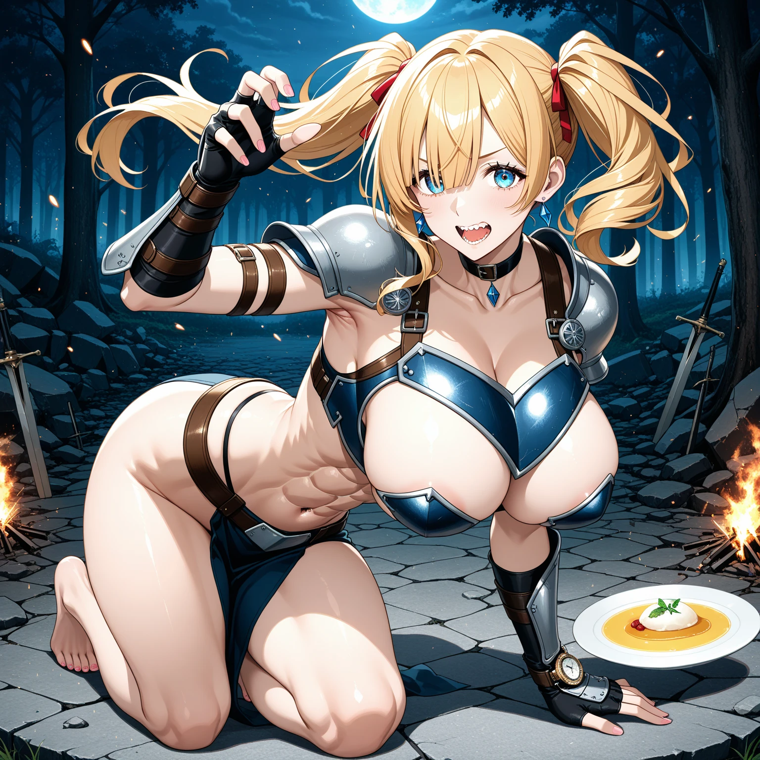 best quality, high resolution, large breasts, blonde hair, blush, Evil smile, cowboy shot, looking at viewer, bowsette, pink lip, in a volcano with lava, (((sexy shoulders))), (((shoulders Focus))), (((ass)))