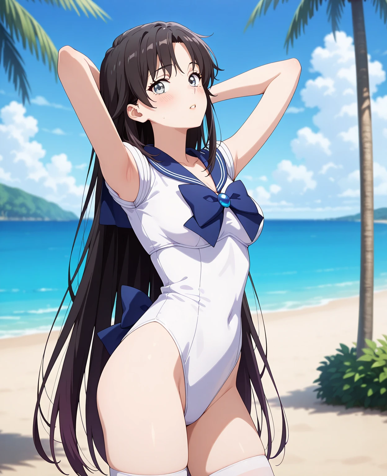 1girl school swimsuit