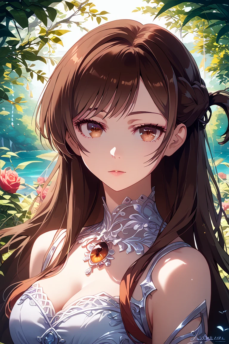 Pure white background,The whole body is visible,satono diamond,umamusume、wearing nothing,((Small Bust)),(highest quality、4k、8k、High Resolution、masterpiece:1.2)、Super detailed、(Photorealistic:1.37)、Portrait、Sharp Focus、feminine、delicate、White skin、Subtle curves、Gentle expression、Soft lighting、Bright colors、Artistic atmosphere