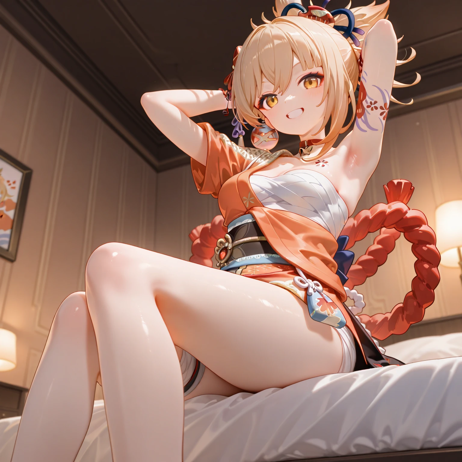 masterpiece, Highest quality, High Resolution, HS1,blush、smile,NSFW、Beautiful breasts