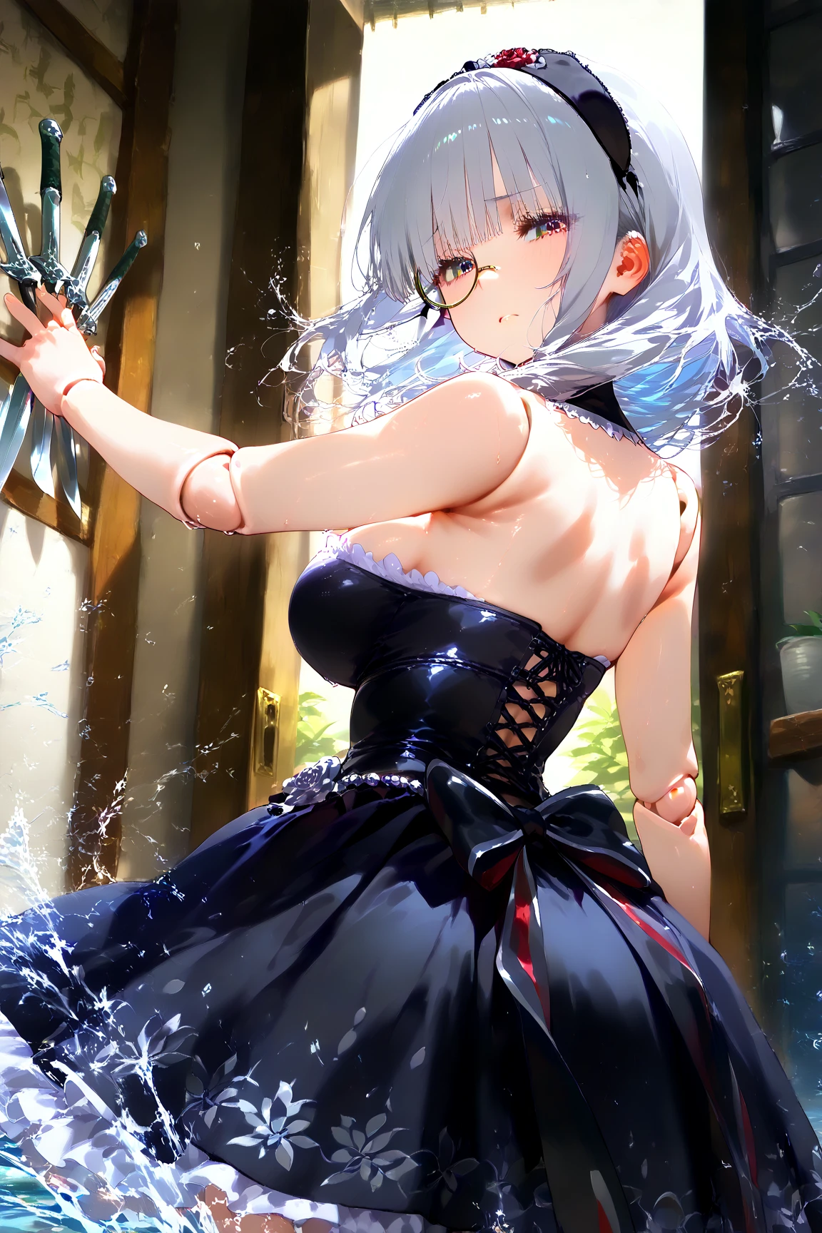 NSFW,(super fine illustration,8k cg wallpaper,highest quality,very detailed,ultra high resolution,best aesthetics,anime colored),(cowboy shot,From front),IdolMaster,(((anastasia)), (15yo,beautiful girl,cute girl),(beautiful blue eyes),(beautiful silver hair), (((extra short hair))),((mullet hairstyle)),(wet hair), (wet skin),((((white skin)))),((nude)),(slender),(small breasts), ((pubic silver hair:1.5)),(bsp, pussy juice dripping,pussy, pussy slip,no makeup, sweaty body),(no bra),(no panty), ((spread legs)),(((spread pussy:1.3))),((steam)),(scatter sweat),(embarrassed,smile), open mouths,(((one eye closed))),((tongue out)),deep breathing, feel good,indecency,spread legs, squatting,(Nice touch),((Bukkake, cum on body:1.9),(Bukkake, cum on face:1.9),((Bukkake, cum in hair:1.3), put your finger in the Pussy,,(small chest:1.2), (stage,Spotlight:1.5), break((pubic silver hair:1.3)),(bsp, pussy juice dripping,pussy, pussy slip,no makeup, sweaty body),(no bra),(no panty), ((spread legs)),(((spread pussy:1.3))),(sex,cowgirl),,(blue idol dress:1.5),(open clothes),(wet clothes),look at camera, ((stage,Spotlight:1.9)),((happy:1.9)),