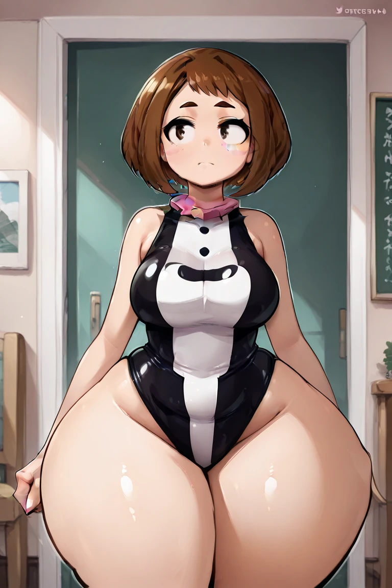 (masterpiece、Highest quality)、Highest quality, Ultra-high resolution, (((masterpiece))),Full Color、alone, Embarrassed、blush、smile、Slender、Black Hair、Bobcut、Completely naked、Thick pubic hair、Pubic hair、Big Breasts、Nipples、Armpits、squat、Leg spread、locker room