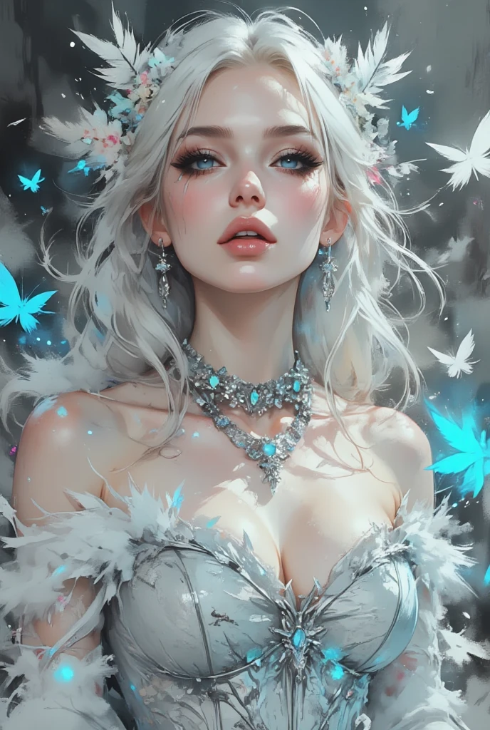 (Best Quality, 8K, Masterpiece, HDR, Soft Light, Picture Perfect, Realistic, Vivid), Full body photography of Goddes, (Clear Focus: 1.5), (Reality: 1.4), There is a naked goddess of darkness lying on a luxurious bed, she has a beautiful face, long pink hair, silver eyes, smoky makeup and black lipstick, on her body is a thin transparent layer that is covered with tattoos, she has a seductive look and she lies in a seductive pose, an aura of dark smoke surrounds her, (ultra high-quality fantasy art, dark fantasy style, masterpiece, ultra high-quality character design, 8k quality anime art, realistic anime art, high-quality wallpaper illustrations, detailed ultra-high-quality accurate face, high-quality design and accurate physics), (Accurate simulation of the interaction of light and materials)], [High-quality hair detail [More about the beautiful and shiny pink hair]], (Beautiful detailed hands [perfect fingers [perfect nails]]], (perfect anatomy (perfect proportions)))) [[Full-length]], [Perfect color combination (Accurate imitation of the interaction of light and material)], [art that conveys the meaning of the story]