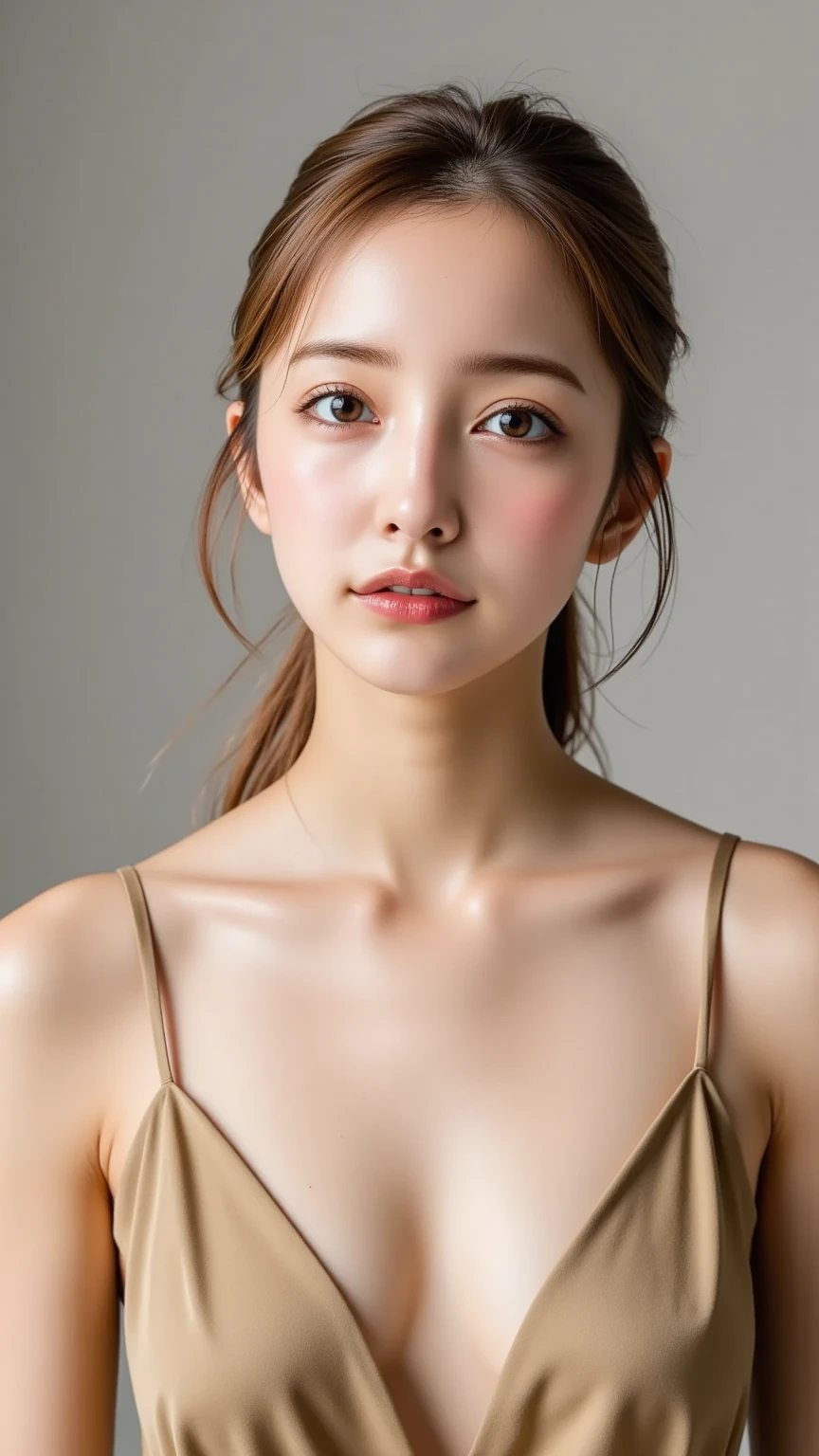 ((highest quality, 8k, masterpiece: 1.3)), One Girl, The beauty of slim abs: 1.3, (Random hairstyles casual, Very small breasts: 1.2), bikini: 1.1, Very beautiful face, Delicate eyes, double eyelid, smile, Home,Dimples,Light freckles,