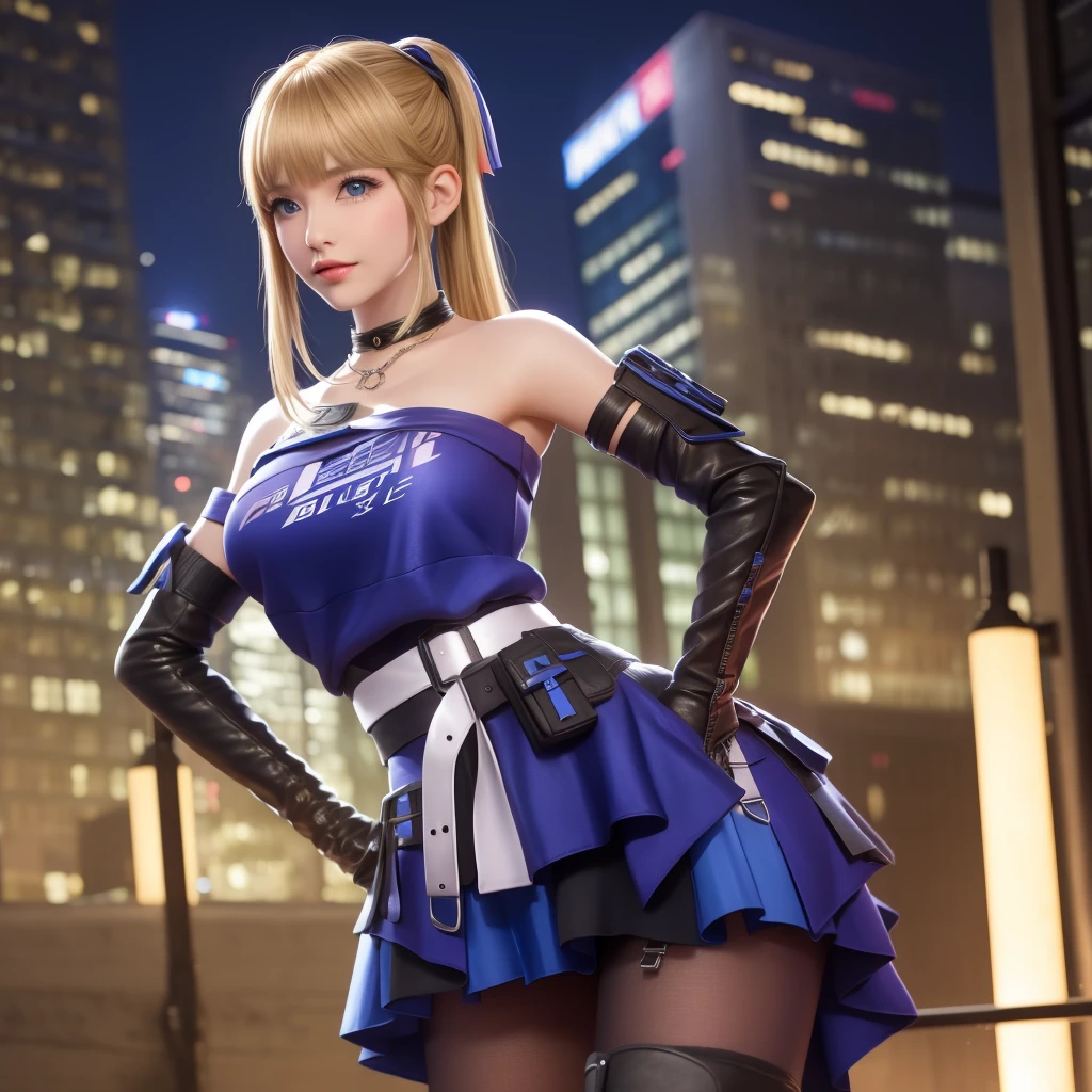((Anime – Beautiful woman with golden hair and style wearing cheongsam mini)), anime goddess, Blonde anime girl with short hair, anime styled 3d, a female anime character, 3d anime girl, made with anime painter studio, Anime girl with short hair, digital anime art, Anime Character, Ice Goddess, White Anime Barbie、Introduction to Digital Anime Art, Fan Art Best Art Station, Digital Animation Art、blue open sky、云、dynamicposes、Dynamic angles and postures。