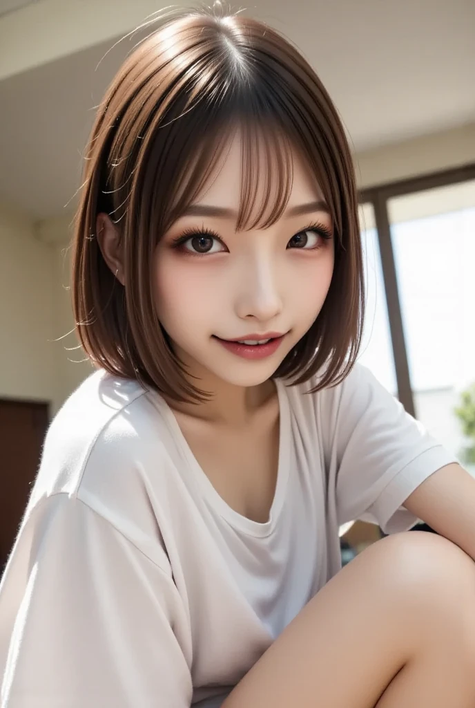 (highest quality、table top、8K、best image quality、Award-winning work)、one beautiful woman、Shining beautiful skin、(pink tracksuit:1.2)、(ジャージはジッパーを全て開けてshow your bare chest:1.3)、(the most stylish perfect tracksuit:1.1)、Shining ultra-high definition skin、(accurate anatomy:1.2)、A gentle smile looking at me、(show your bare chest:1.2)、(close up of face:1.3)、Standing gracefully、(Blurry high school background:1.1)、portrait photography、(draw softly and smoothly:1.1)、(very bright and vivid:1.2)、very romantic、光を受けてShining beautiful skin、(very bright and refreshing:1.1)、(the most detailed and perfect face:1.1)、(most detailed glowing eyes:1.1)、(beautiful and moisturized skin:1.1)