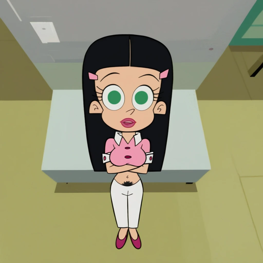 ace, 1girl, black hair, solo, (white leotard), short hair, hairclip, black lipstick, long sleeves,grey boots, bob cut,club \\(shape\\) , looking at viewer,((sitting on bench, spread legs, leotard aside, swimsuit aside, panties aside, pussy, fingering vagina)),score_9, score_8_up, score_7_up, score_6_up, score_5_up, score_4_up city, cityscape,,(( seem from below, dynamic angle, crotch focus))