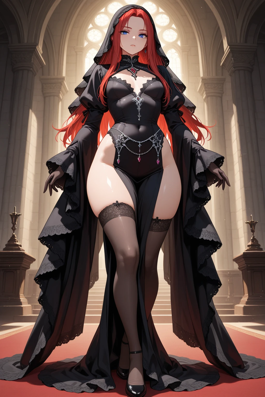 red carpet event, dazzling lights, celebrity arrivals, opulent gowns, tailored suits, camera flashes, excitement in the air, succubus girl, (bat ears), (succubus horns), (black skin:1.8), red eyes, freckles, (red glowing hair), straight hair, big boobs:1.2, purple eyeshadow, red gloss, red blush, (thick eyeliner), ((red eyebrows)), BREAK, Professional photography, vivid colors, full body, BREAK, (red stockings:1.5), suspender, lace trim, (red carpet pose), star-studded elegance, glamorous gowns, poised and polished, celebrity fashion