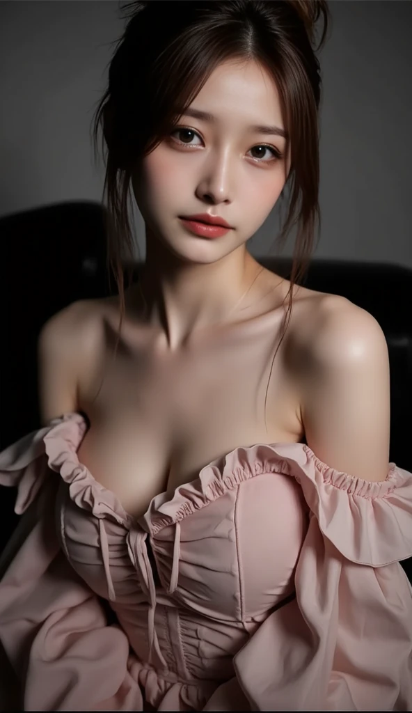 Wearing a cherry blossom-colored kimono, whole body, Very detailed, 21 years old, Innocent face, Naturally Wavy Hair, High resolution, masterpiece, 最high quality, Intricate details, Very detailed, Clear focus, Delicate skin, practical skin texture, texture, Delicate eyes, Professional, 4K, Cute Smile, Shot with Canon, 85mm, Shallow and deep, Kodak Vision Color, Exactly, Very detailedな, photograph_\(Extremist\), photographpractical, practical, Post-processing, Maximum details, Roughness, Real Life, Extremist practical, Photorealism, photographgraphy, 8kウルトラHD, photographgraphy, (最high quality、Tabletop、8k、Best image quality、Award-winning works)、Sleeveless, (Red eyeshadow:1.2)、Perfect Makeup、Long eyelashes、Ultra-high definition sparkling eyes、Ultra HD Hair、ultra High resolution glossy lips、Super High resolution perfect teeth、Super High resolution cute face、Black Hair、(Very short straight hair:1.1)、Look at me and smile、[clavicle]、Accurate anatomy、With bangs、超High resolutionのShine肌、The most detailed face、Ultra High resolution detailed faces、ultra High resolution hair、Fashion model, 25 years old, [[[[chest]]]], [[[[head]]], [shoulder]]]]], Perfect Eyes, Perfect Iris, Perfect Lips, Perfect Teeth, Perfect Skin, Soft Front Light, Shine, High resolution, (Soft colors: 1.2), Best Quality, a photographrealistic portrait of a stunningly beautiful woman without make-up, Very detailedな light hazel eyes, Symmetrical, realistic face with great detail, Very detailedな natural texture, Peach fuzz, Messy Hair, masterpiece, Absurd, award winning photograph by lee jeffries, nikon d850 film stock photographgraph, Kodak Portra 400 Camera F1.6 Lenses, Very detailedな, wonderful, The finer details, Rich colors, hyper realistic lifelike texture, Dramatic lighting, Unreal Engine, Trending on Art Station, Cinestill 800 Tungsten, Looking at the audience, photograph realistic, RAW photograph, Tanvir Tamim, high quality, High resolution, Sharp focus, Very detailedな, Cinema Lighting, 8k uhd, Kneel, 