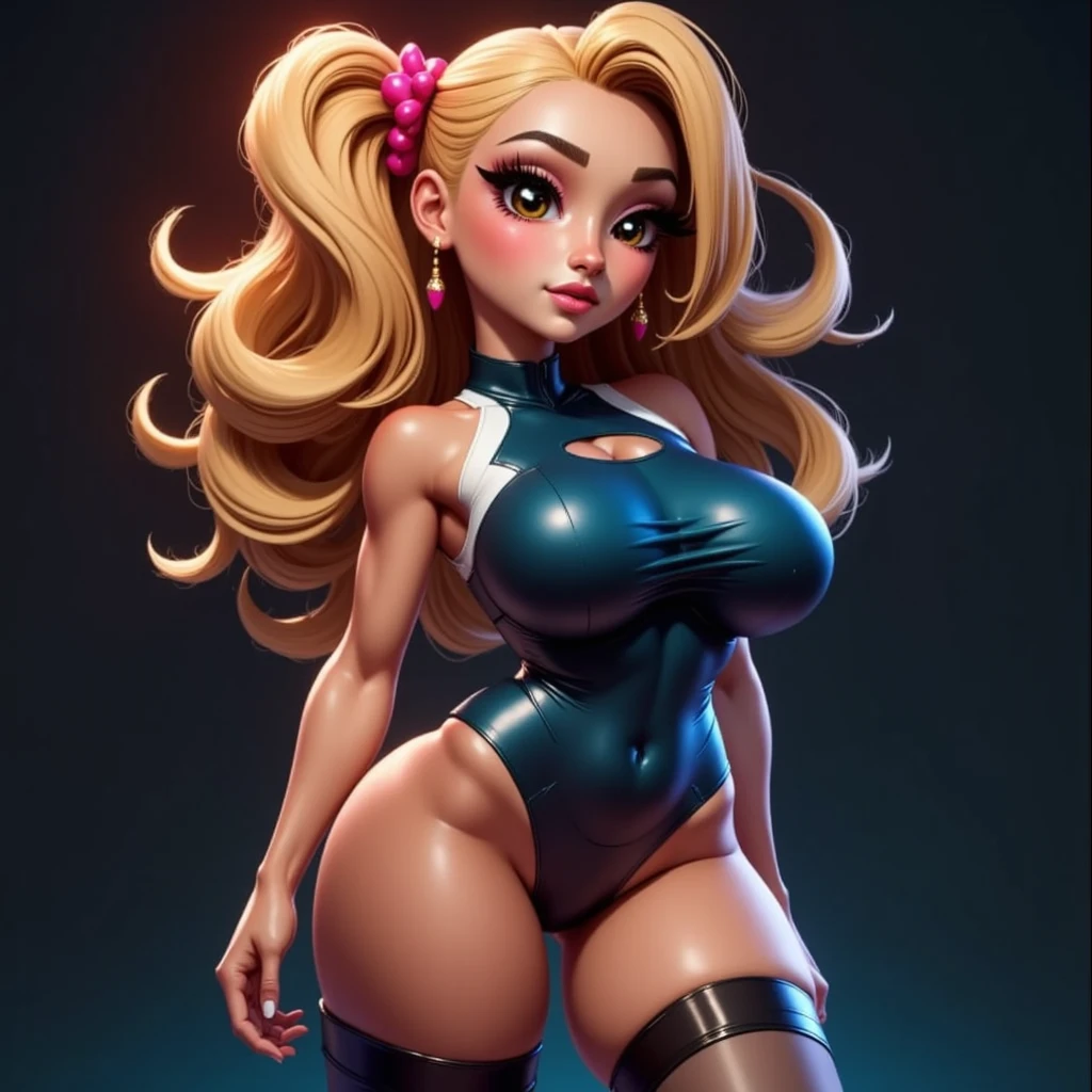 ((masterpiece)),(((best quality))),((character design sheet)), illustration,1woman, environment Scene change, twin Tails,((black corset)), muscular, white legs, thick legs, (white skin:1.2)scribbles and marks, fire, ((detailed face:1.1)), rough sketches, pose too, ((blonde hair:1.2)), (light blue dress:1.5) , 8k,16k, (simple background, light background: 1.3)