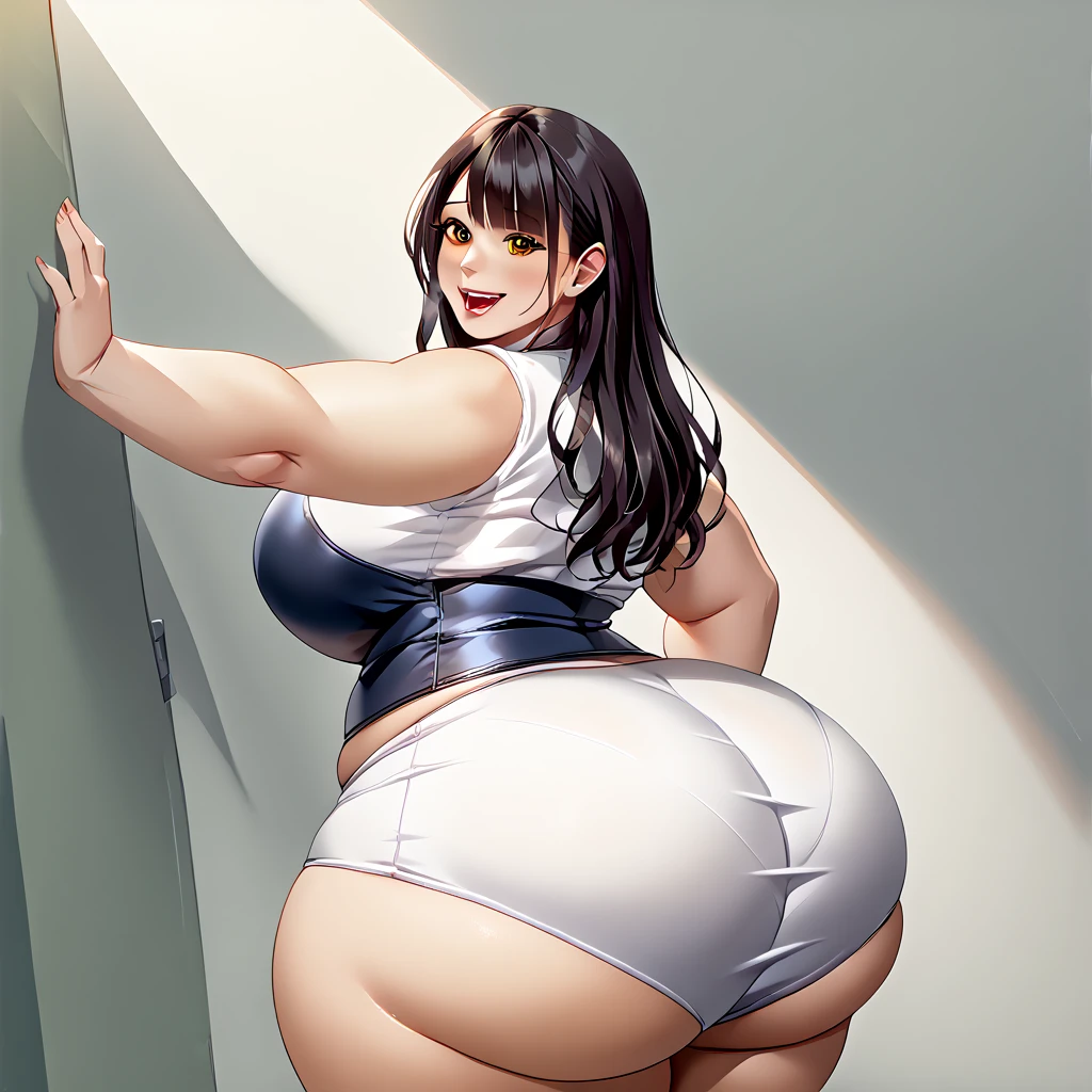 Very fat anime girl with a huge ass