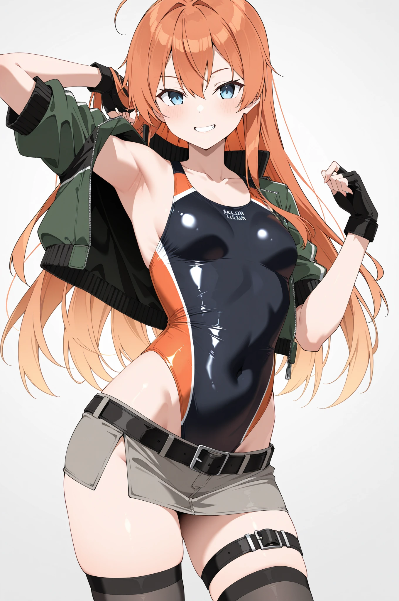 (La mejor calidad,4k,Altas Resoluciones),(realista:1.37),Shy and blushing,sexy,monos en el suelo,uniforme transparente mojado,Black lingerie,pantalon corto,Medias negras largas,Wet,empapado,abierta de piernas,Agua,(foto ),

(Cuerpo completo,anime),(vivid colors),(Soft lighting)