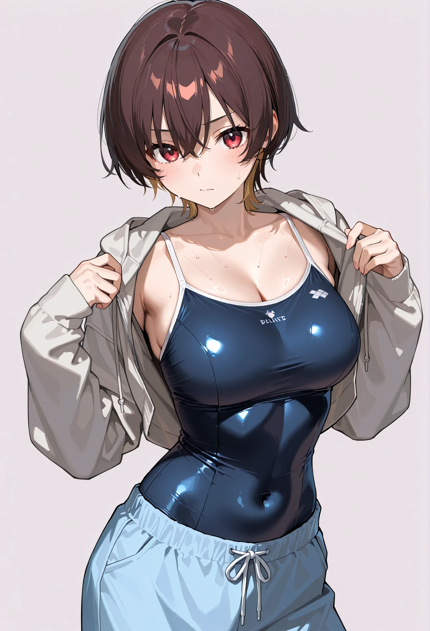light brown hair、Breasts are big、Blue eyes、Anime girl in black bikini posing for photo, Seductive Anime Girl, charming anime girls, Kantai Collection Style, Anime Girl, (Anime Girl), Smooth Anime CG Art, a female anime character, beautiful alluring anime woman, Ilya Kuvshinov. 4 k, Beautiful anime girl, anime moe art style, makoto shinka, Tifa Lockhart