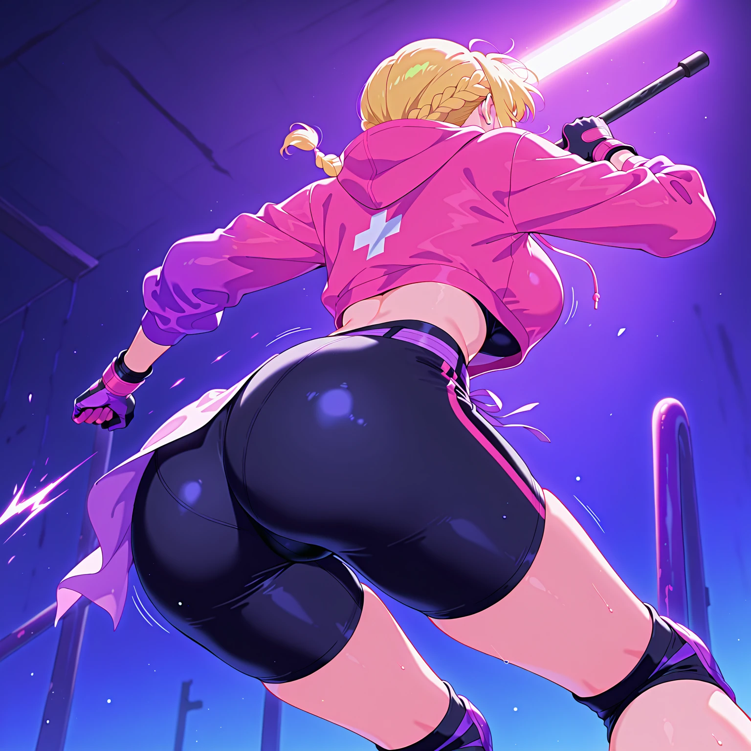 (( bouncing huge breasts, moving effect )), (back shot, from behind), 