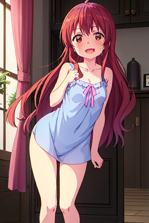 Naked small cloth、Small、can see-through、areolas、fissure、bottom less、Hide the chest with your hands、a cute、Blushed、cleavage of the breast、thights、no brassiere、without panties、high picture quality、Vivid、high detailled