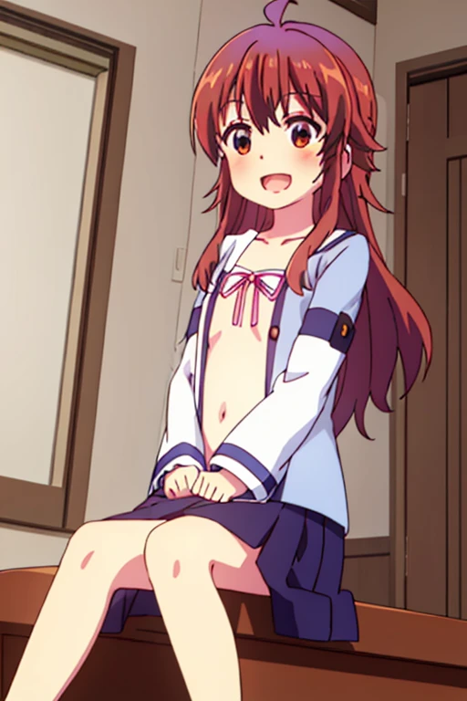 ((Highest quality)), ((masterpiece)), (be familiar with), Perfect Face, indoor, Bedroom, Watching the audience,
One woman, Kiruko,
Open Mouth, Ecstatic expression, blush, smile,
Small breasts, Flat Chest, Young Girl, Lori, child, Girl,
Long Hair, Long Hair,
Fully nude, Nipples exposed, Sex with a man with a big dick, 膣内ejaculation, Semen is taken, Insert a into your, Sex in missionary position, , Leg spread,