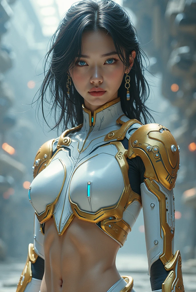 (High resolution,masterpiece,Highest quality,Highly detailed CG,),(Japanese girl face), Realistic, photoRealistic, Cinema Lighting, ultimately Realistic all textures, Finally complicating all the details, It's all complicated, Shiny and shiny,wonderful many layers, 8k wallpaper, 3d, Extremely cute face, ( alone:1.4), Perfect female proportions,Villainess, (Fusion of bone and lady:1.4), (Woman in the shape of a turtle:1.2), (Bone Woman:1.2), (Fusion:1.2), (alone:1.4), (smile:1.2), Muscular, Abdominal muscles, (Armor made up of extremely intricate and complex parts), (Each piece of armor is made from the finest bones..), (Complex, three-dimensional shapes), (Machinery Armor:1.3), (Bone-shaped powered suit:1.2), (Bone-shaped reinforced exoskeleton suit:1.4), (Bone-shaped reinforced outer bone armor:1.2),Big Breasts,Blue Suit,