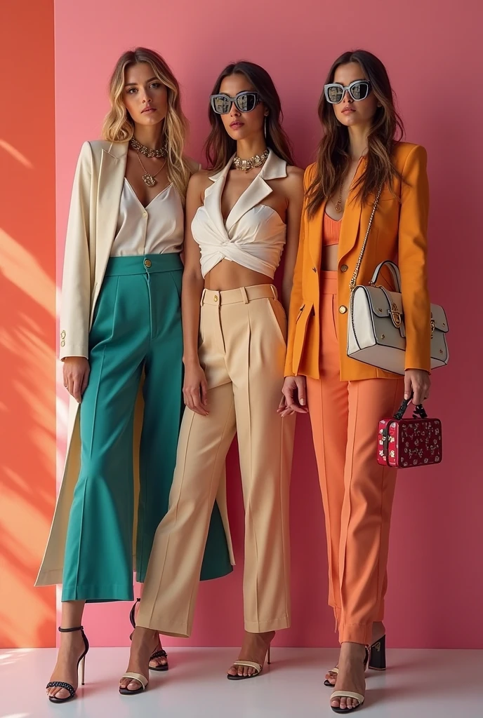 Hot babes in different pants