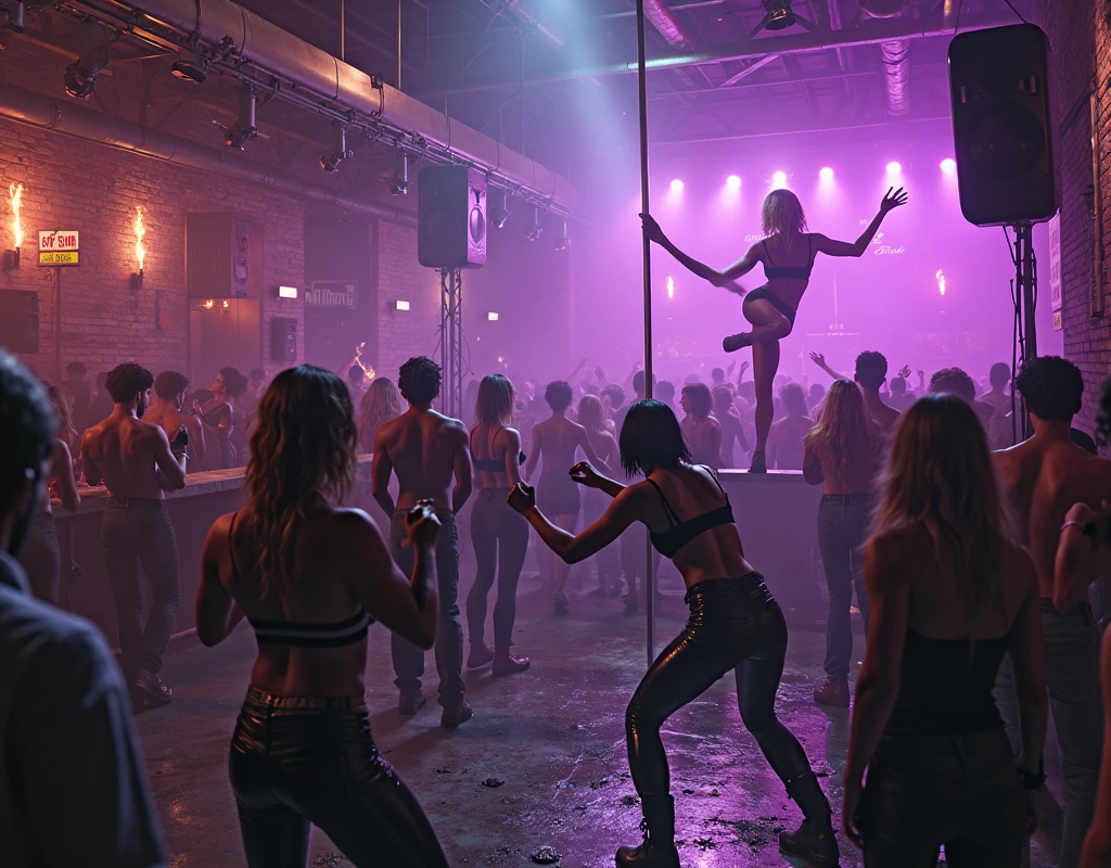 naked, Miley cyrus, no clothes, breasts visible, pussy visible, Vagina visible, cunt, young, full body view, stage, crowdsurfend, lets fans touch him, uhd, retina, masterpiece, accurate, anatomically correct, high details, high details, super detail, textured skin, best quality, 16K