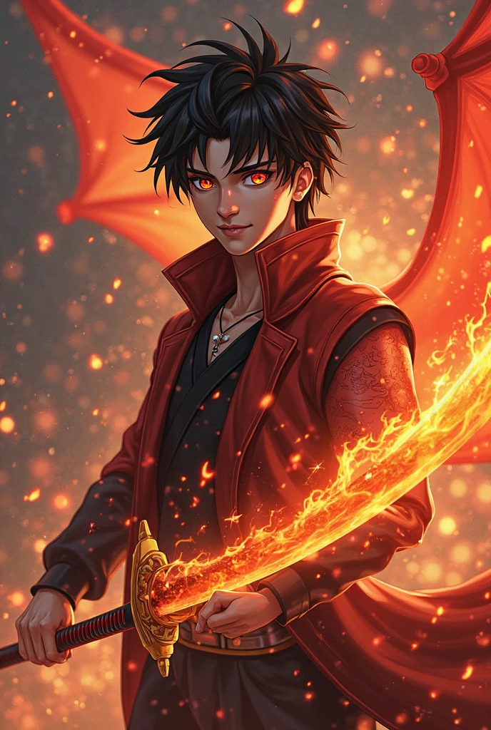 (absurdres, highres, ultra detailed), 1 male, mature, aged up, handsome, tall muscular guy, broad shoulders, very short hair, undercut, aquamarine eyes, finely detailed eyes and detailed face, extremely detailed CG unity 8k wallpaper, intricate details, (style-swirlmagic:0.8), portrait, looking at viewer, solo, (full body:0.6), dynamic pose, detailed background, madness in eyes, hovering in the air, necromancer, evil to the core, red clouds, casting a spell, fireball, hooded dark robe, dark circlet, underworld, warhammer theme, bringer of the false light, dark clouds, floating pieces of dirt, decadence, evil energy emanating, dark aura, broken shackles, , cowboy shot